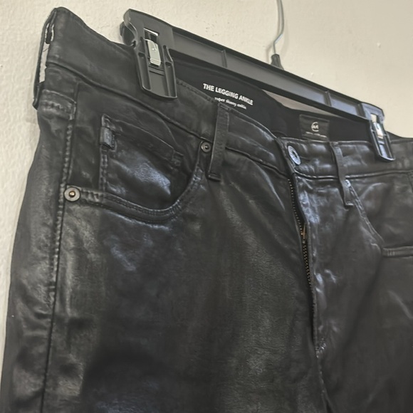 AG Adriano Goldschmied" The Legging Ankle "Super Skinny Ankle Coated Jeans 29r - Picture 4 of 8